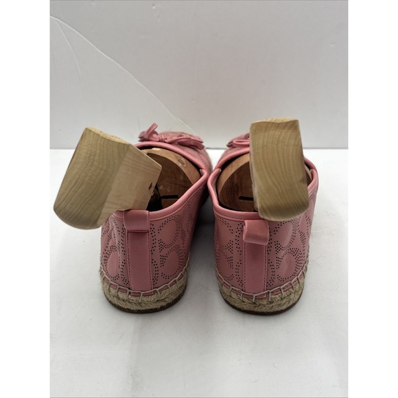 Coach C2782 Carson Espadrille Shoes Bubblegum Size 8 B - Picture 11 of 16